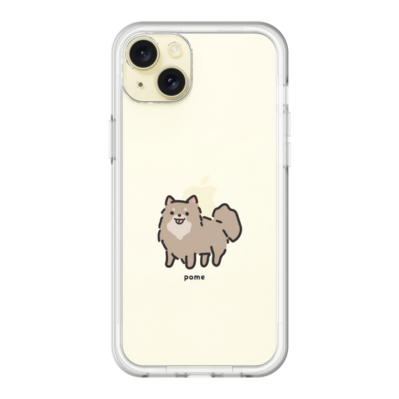 スリムプロテクションプレミアムケース［ オリジナル - CASEPLAYイヌ - pome ］