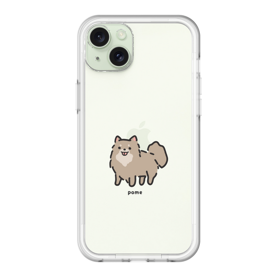 スリムプロテクションプレミアムケース［ オリジナル - CASEPLAYイヌ - pome ］