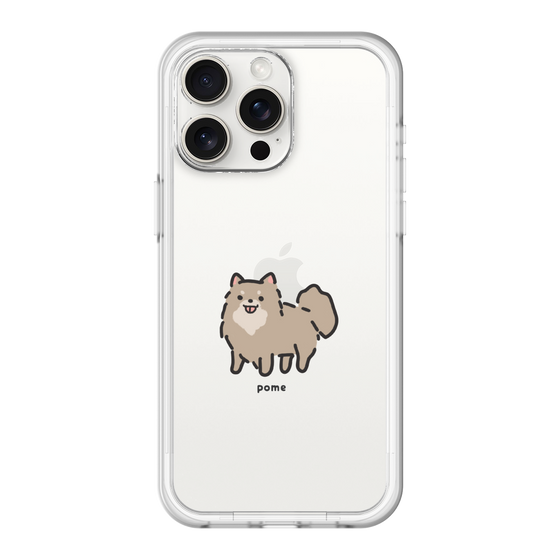 スリムプロテクションプレミアムケース［ オリジナル - CASEPLAYイヌ - pome ］