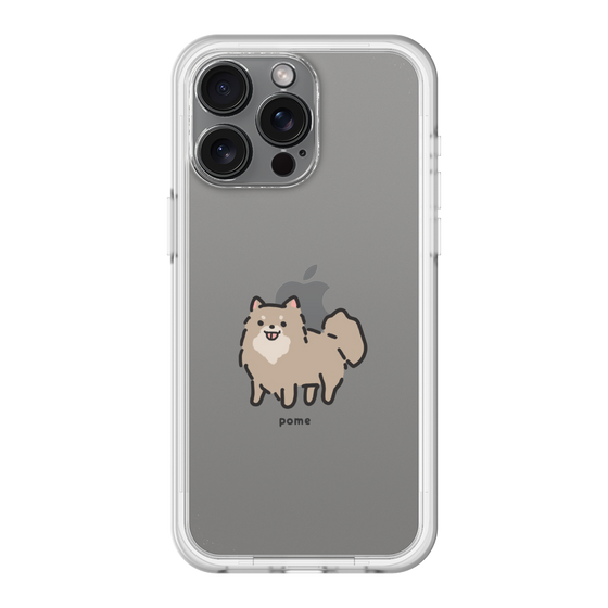 スリムプロテクションプレミアムケース［ オリジナル - CASEPLAYイヌ - pome ］