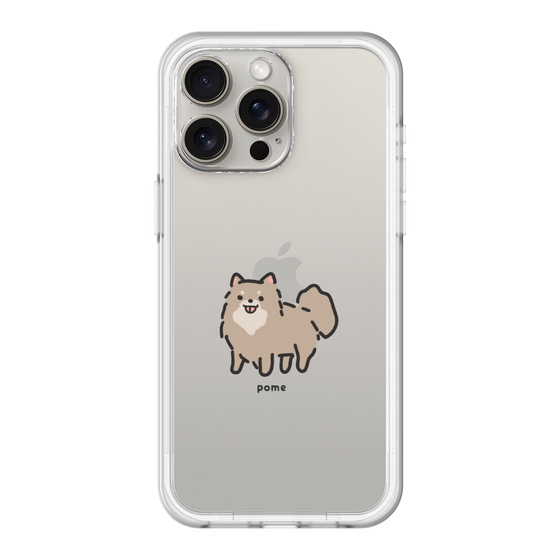 スリムプロテクションプレミアムケース［ オリジナル - CASEPLAYイヌ - pome ］