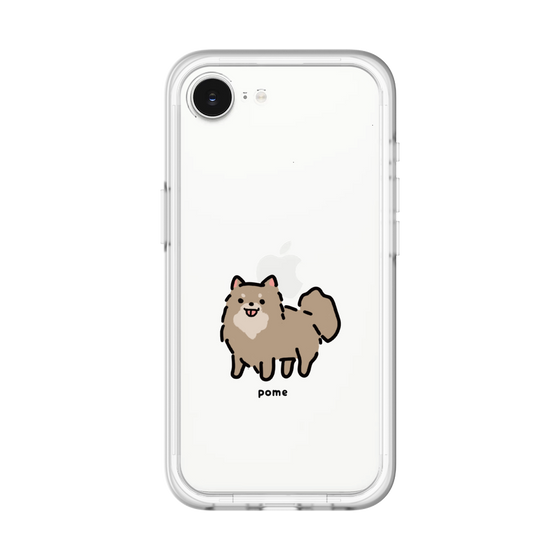 スリムプロテクションプレミアムケース［ オリジナル - CASEPLAYイヌ - pome ］
