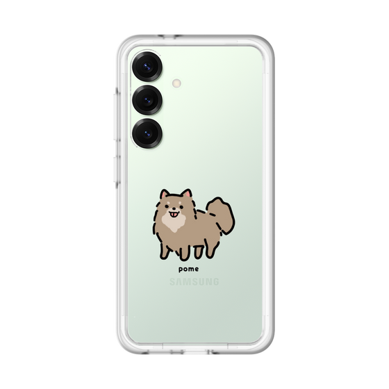 スリムプロテクションプレミアムケース［ オリジナル - CASEPLAYイヌ - pome ］