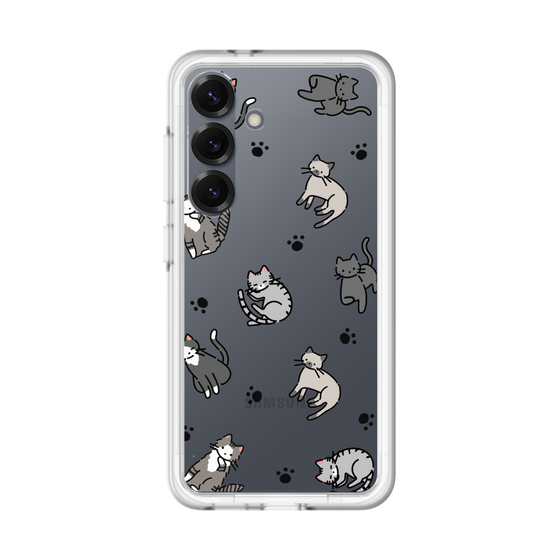 スリムプロテクションプレミアムケース［ オリジナル - CASEPLAYネコ総柄 - color ］