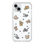 スリムプロテクションプレミアムケース［ オリジナル - CASEPLAYイヌ総柄 - color ］