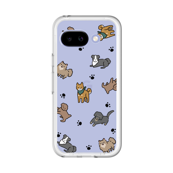 スリムプロテクションプレミアムケース［ オリジナル - CASEPLAYイヌ総柄 - color ］