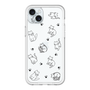 スリムプロテクションプレミアムケース［ オリジナル - CASEPLAYネコ総柄 - black ］