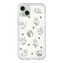スリムプロテクションプレミアムケース［ オリジナル - CASEPLAYネコ総柄 - black ］
