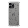 スリムプロテクションプレミアムケース［ オリジナル - CASEPLAYネコ総柄 - black ］