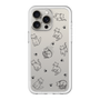 スリムプロテクションプレミアムケース［ オリジナル - CASEPLAYネコ総柄 - black ］