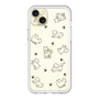 スリムプロテクションプレミアムケース［ オリジナル - CASEPLAYイヌ総柄 - black ］