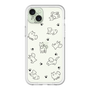 スリムプロテクションプレミアムケース［ オリジナル - CASEPLAYイヌ総柄 - black ］
