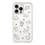 スリムプロテクションプレミアムケース［ オリジナル - CASEPLAYイヌ総柄 - black ］