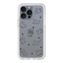 スリムプロテクションプレミアムケース［ オリジナル - CASEPLAYイヌ総柄 - black ］