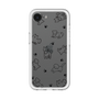 スリムプロテクションプレミアムケース［ オリジナル - CASEPLAYイヌ総柄 - black ］