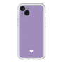スリムプロテクションプレミアムケース［ オリジナル - 推し色ハート - パープル ］