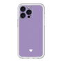 スリムプロテクションプレミアムケース［ オリジナル - 推し色ハート - パープル ］