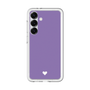 スリムプロテクションプレミアムケース［ オリジナル - 推し色ハート - パープル ］