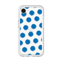 スリムプロテクションプレミアムケース［ オリジナル - 推し色水玉 - ブルー ］