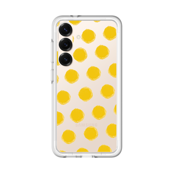 スリムプロテクションプレミアムケース［ オリジナル - 推し色水玉 - イエロー ］