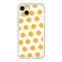 スリムプロテクションプレミアムケース［ オリジナル - 推し色水玉 - オレンジ ］