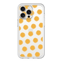スリムプロテクションプレミアムケース［ オリジナル - 推し色水玉 - オレンジ ］