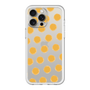 スリムプロテクションプレミアムケース［ オリジナル - 推し色水玉 - オレンジ ］