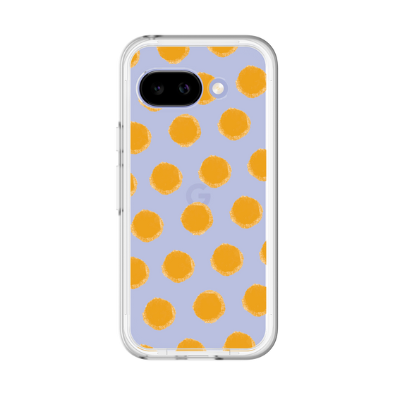 スリムプロテクションプレミアムケース［ オリジナル - 推し色水玉 - オレンジ ］