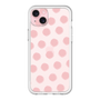 スリムプロテクションプレミアムケース［ オリジナル - 推し色水玉 - ピンク ］