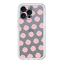 スリムプロテクションプレミアムケース［ オリジナル - 推し色水玉 - ピンク ］