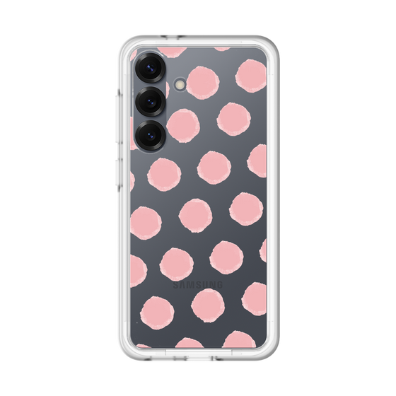 スリムプロテクションプレミアムケース［ オリジナル - 推し色水玉 - ピンク ］