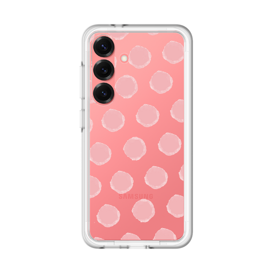 スリムプロテクションプレミアムケース［ オリジナル - 推し色水玉 - ピンク ］