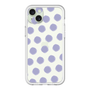 スリムプロテクションプレミアムケース［ オリジナル - 推し色水玉 - パープル ］