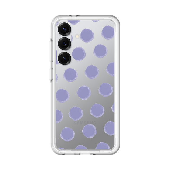 スリムプロテクションプレミアムケース［ オリジナル - 推し色水玉 - パープル ］