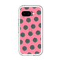 スリムプロテクションプレミアムケース［ オリジナル - 推し色水玉 - ブラック ］