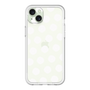 スリムプロテクションプレミアムケース［ オリジナル - 推し色水玉 - ホワイト ］