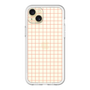 スリムプロテクションプレミアムケース［ オリジナル - 推し色チェック - オレンジ ］