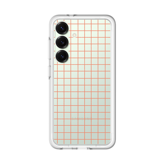 スリムプロテクションプレミアムケース［ オリジナル - 推し色チェック - オレンジ ］