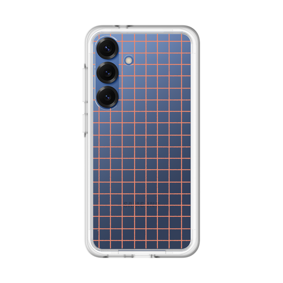 スリムプロテクションプレミアムケース［ オリジナル - 推し色チェック - オレンジ ］