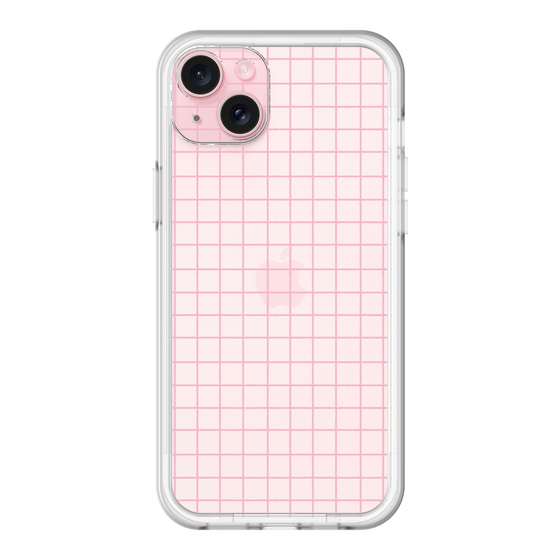 スリムプロテクションプレミアムケース［ オリジナル - 推し色チェック - ピンク ］