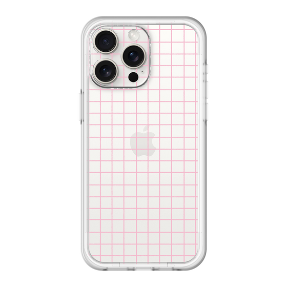 スリムプロテクションプレミアムケース［ オリジナル - 推し色チェック - ピンク ］