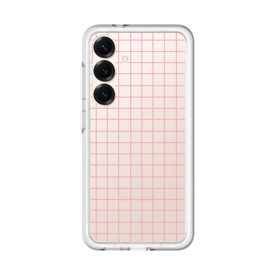 スリムプロテクションプレミアムケース［ オリジナル - 推し色チェック - ピンク ］