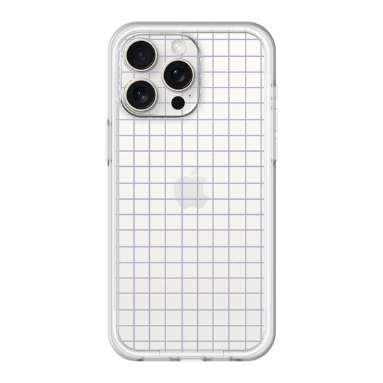 スリムプロテクションプレミアムケース［ オリジナル - 推し色チェック - パープル ］