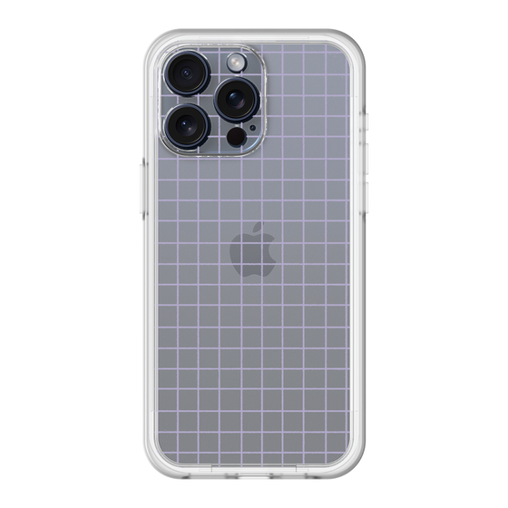 スリムプロテクションプレミアムケース［ オリジナル - 推し色チェック - パープル ］