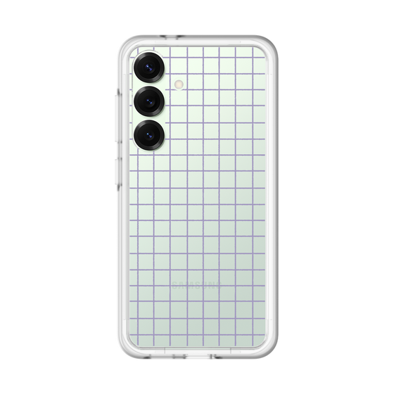 スリムプロテクションプレミアムケース［ オリジナル - 推し色チェック - パープル ］