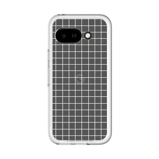 スリムプロテクションプレミアムケース［ オリジナル - 推し色チェック - ホワイト ］