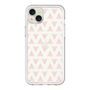 スリムプロテクションプレミアムケース［ オリジナル - 推し色三角 - ピンク ］