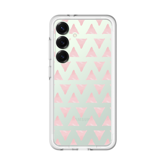 スリムプロテクションプレミアムケース［ オリジナル - 推し色三角 - ピンク ］