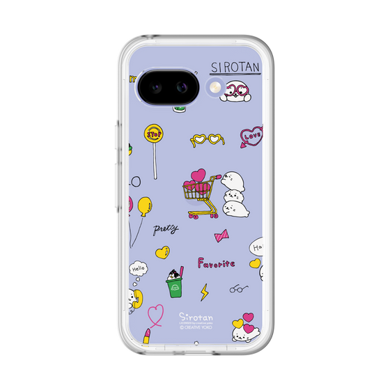 スリムプロテクションプレミアムケース［ しろたん - ポップ ］