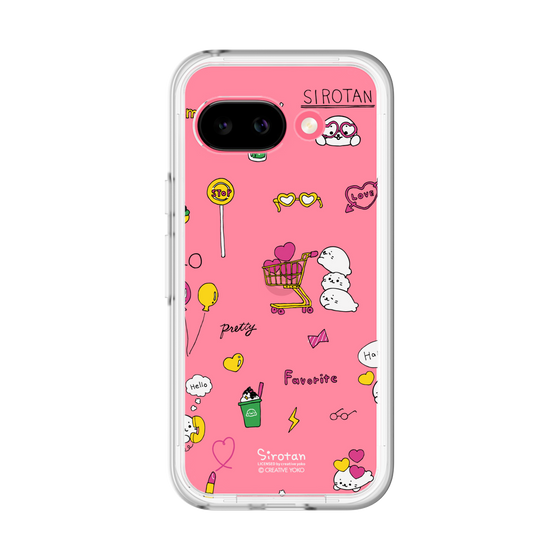 スリムプロテクションプレミアムケース［ しろたん - ポップ ］